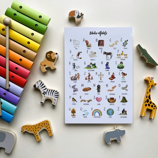 Bībeles alfabēts - A4